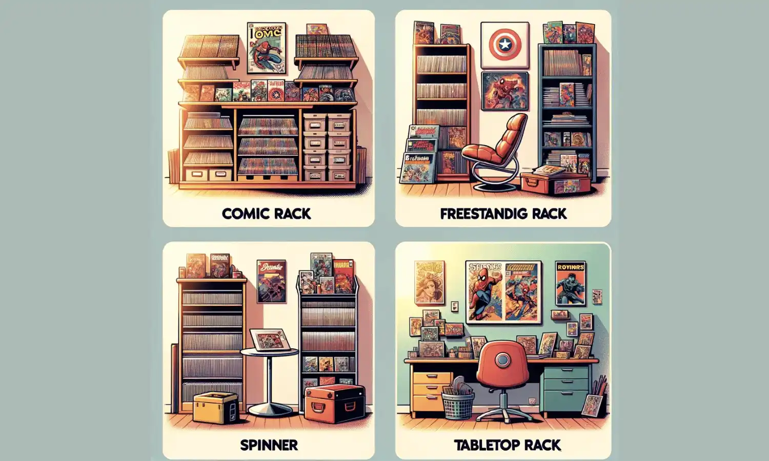  Best Comic Display Rack