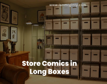 Store Comics in Long Boxes